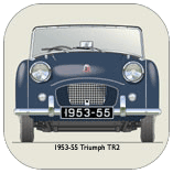Triumph TR2 1953-55 (disc wheels) Coaster 1